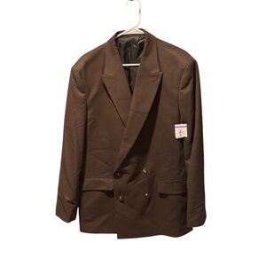 Topman Brown Sport Coat Blazer